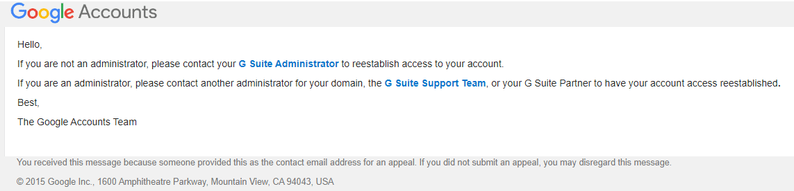 youtube suspension appeal notification